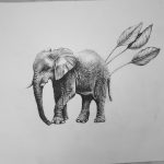 elefánt rajz